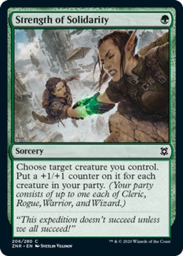 Strength of Solidarity - Zendikar Rising - English - NM - MTG