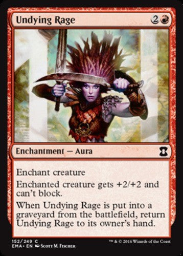 Undying Rage - Eternal Masters - English - NM - MTG