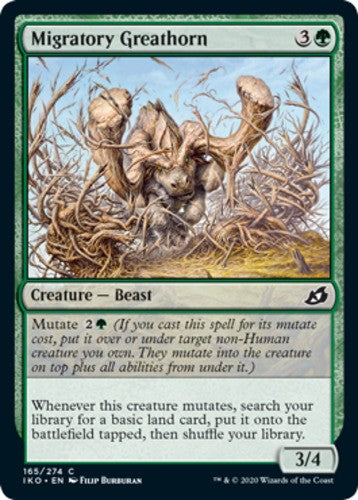 Migratory Greathorn - Ikoria: Lair of Behemoths - English - NM - MTG