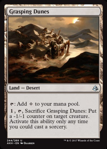 Grasping Dunes - Amonkhet - English - NM - MTG