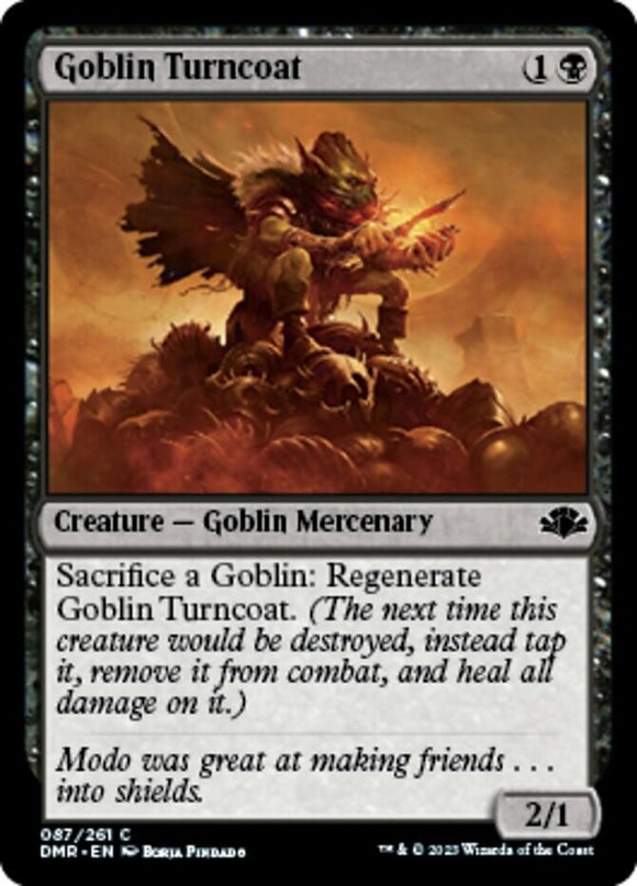 Goblin Turncoat - Dominaria Remastered - English - NM - MTG