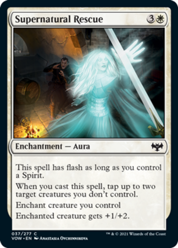 Supernatural Rescue - Innistrad: Crimson Vow - English - NM - MTG