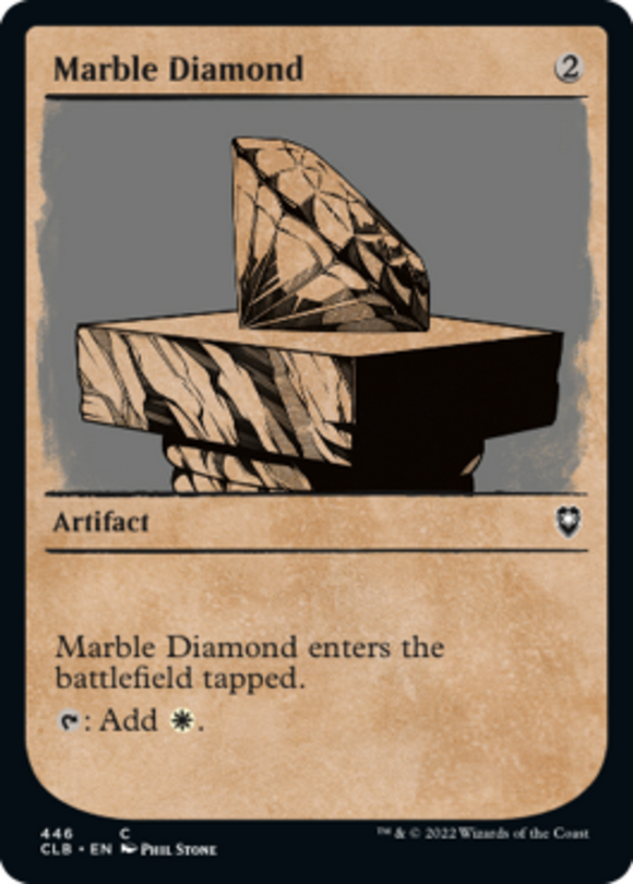 Marble Diamond - Showcase - Battle for Baldur's Gate - English - NM - MTG