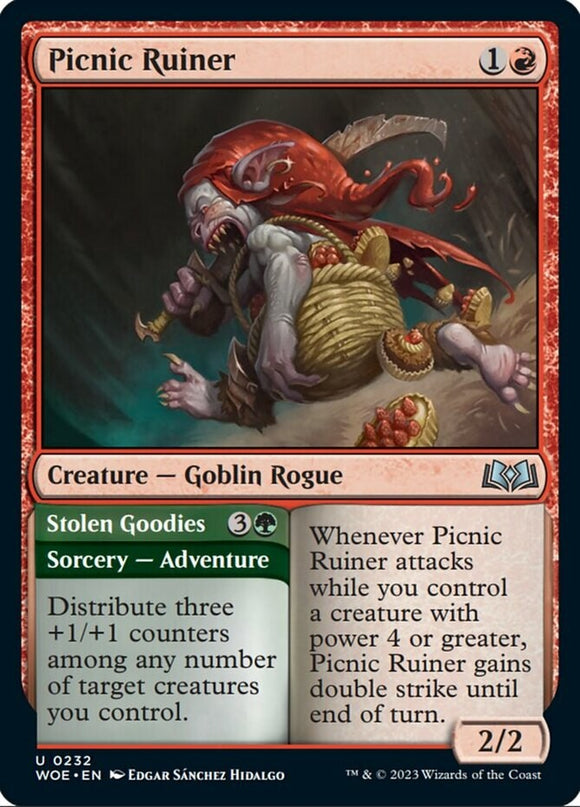 Picnic Ruiner // Stolen Goodies - Wilds of Eldraine - English - NM - MTG
