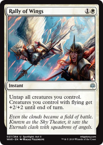 Rally of Wings - War Of The Spark - English - NM - MTG
