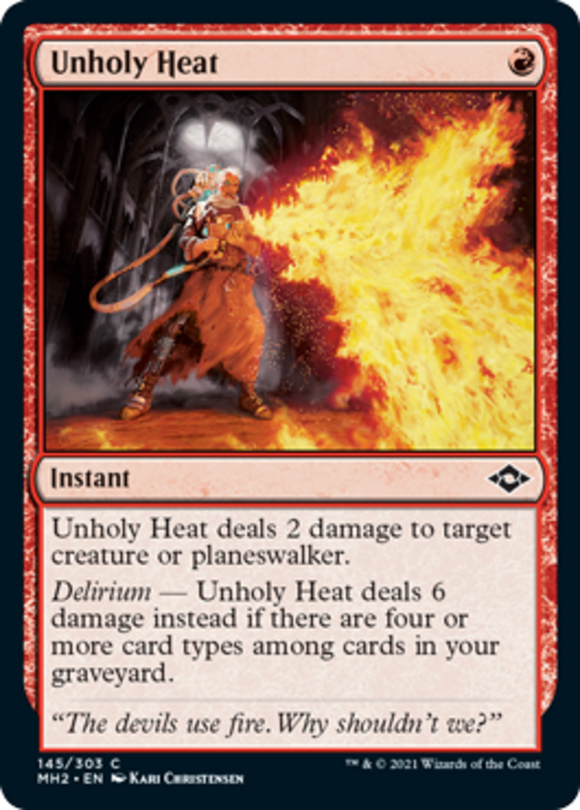 Unholy Heat - Modern Horizons 2 - English - NM - MTG