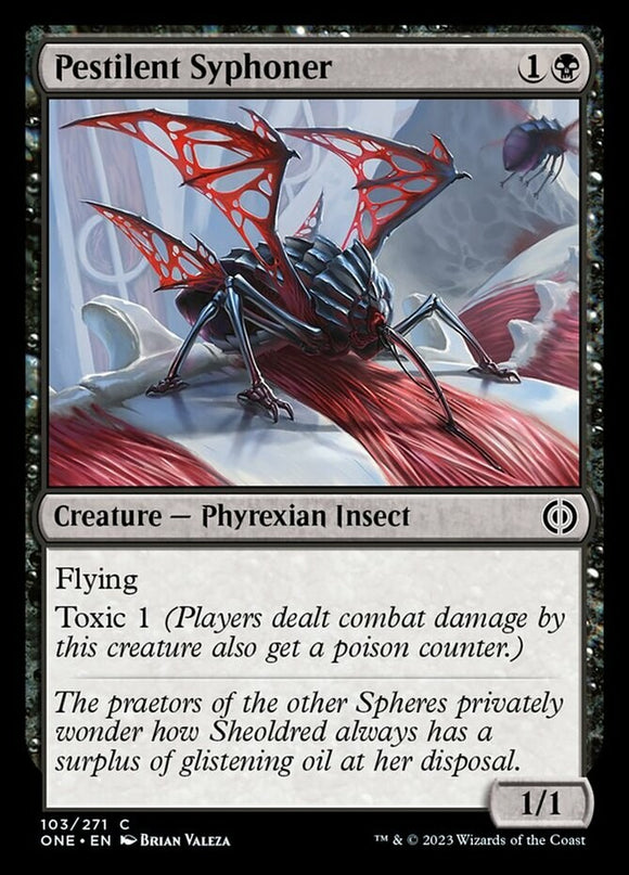 Pestilent Syphoner - Phyrexia: All Will Be One - English - NM - MTG