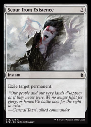 Scour from Existence - Battle for Zendikar - English - NM - MTG