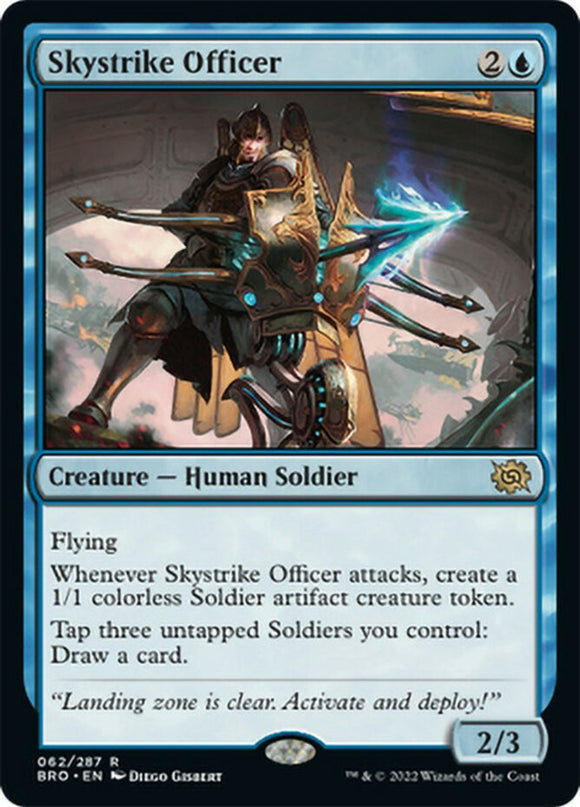 Skystrike Officer - The Brothers' War - English - NM - MTG