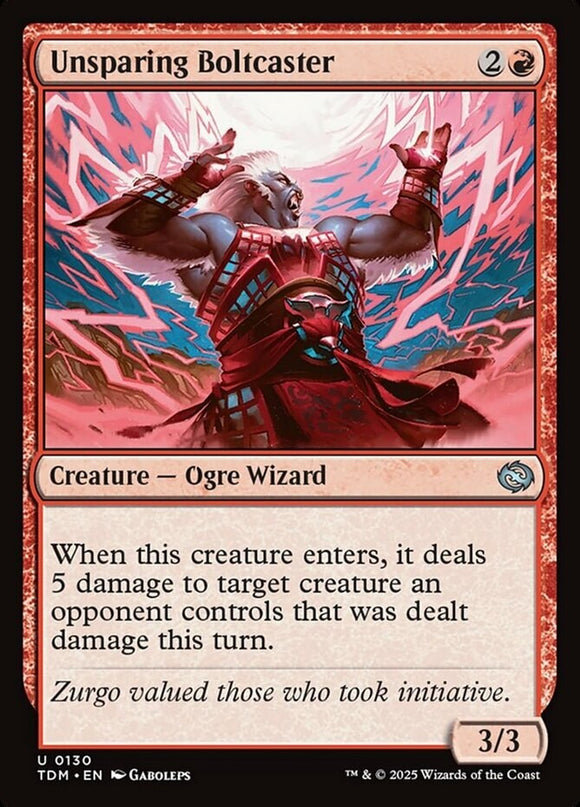 Unsparing Boltcaster - Tarkir: Dragonstorm - English - NM - MTG