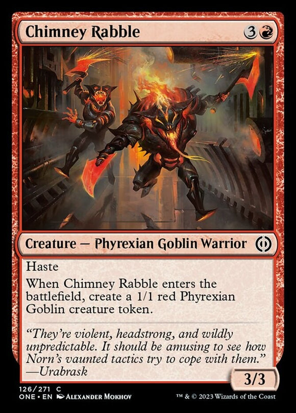 Chimney Rabble - Phyrexia: All Will Be One - English - NM - MTG