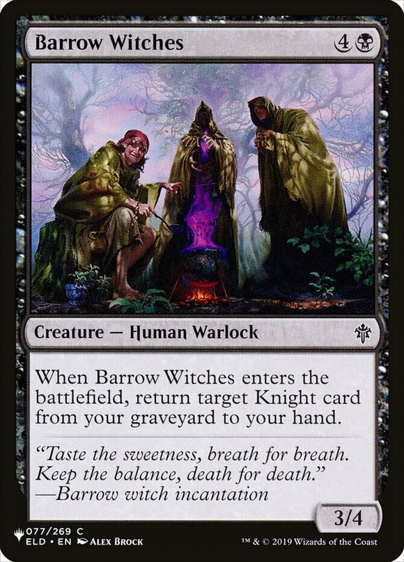 Barrow Witches - The List - The List - English - NM - MTG