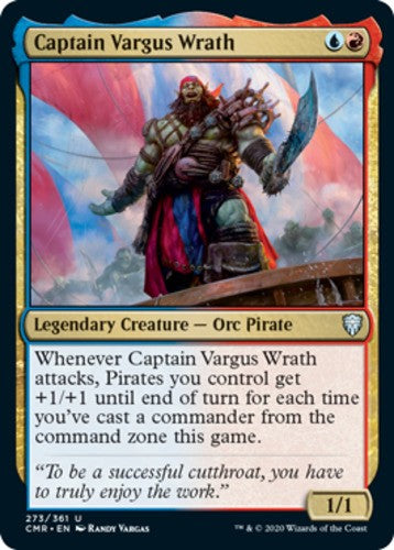 Captain Vargus Wrath - Commander Legends - English - NM - MTG