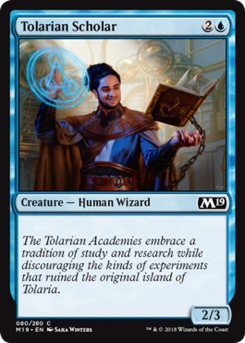 Tolarian Scholar - Core Set 2019 (M19) - English - NM - MTG