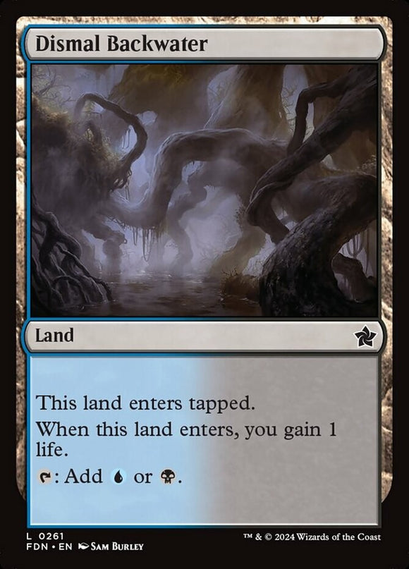 Dismal Backwater - Foundations - English - NM - MTG
