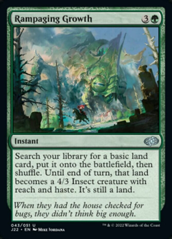 Rampaging Growth - Jumpstart 2022 - English - NM - MTG