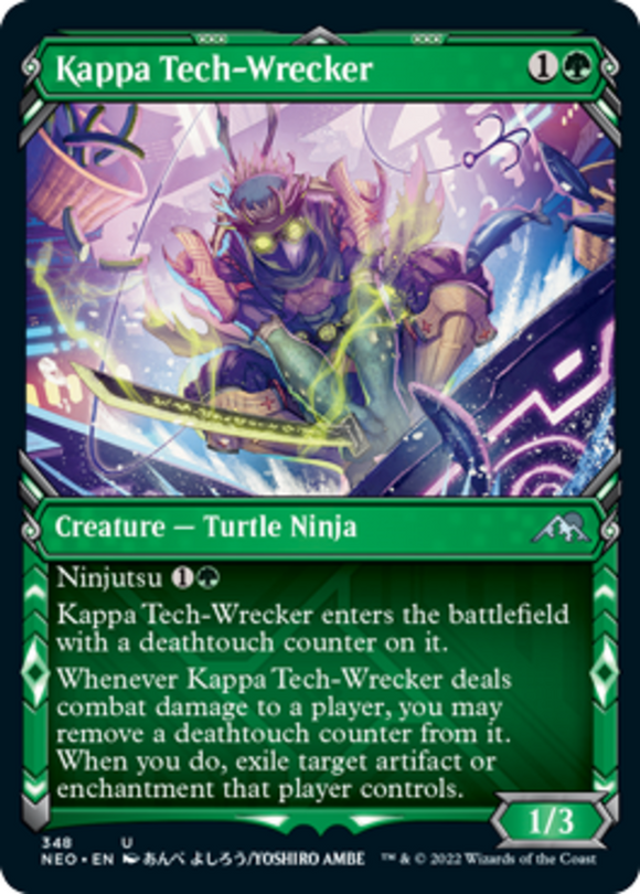 Kappa Tech-Wrecker - Showcase - Kamigawa: Neon Dynasty - English - NM - MTG