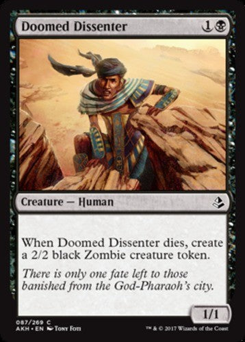 Doomed Dissenter - Amonkhet - English - NM - MTG