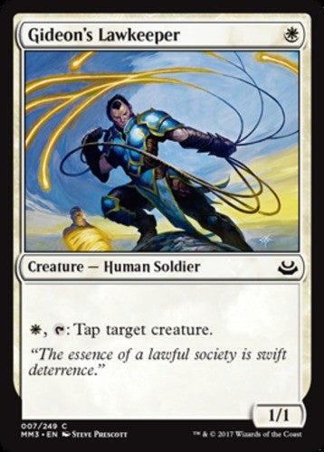 Gideon's Lawkeeper - Modern Masters 2017 - English - NM - MTG
