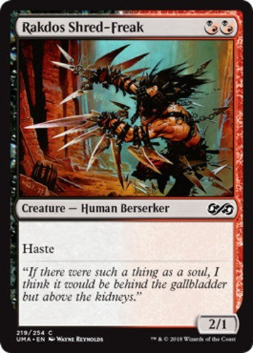Rakdos Shred-Freak - Ultimate Masters - English - NM - MTG