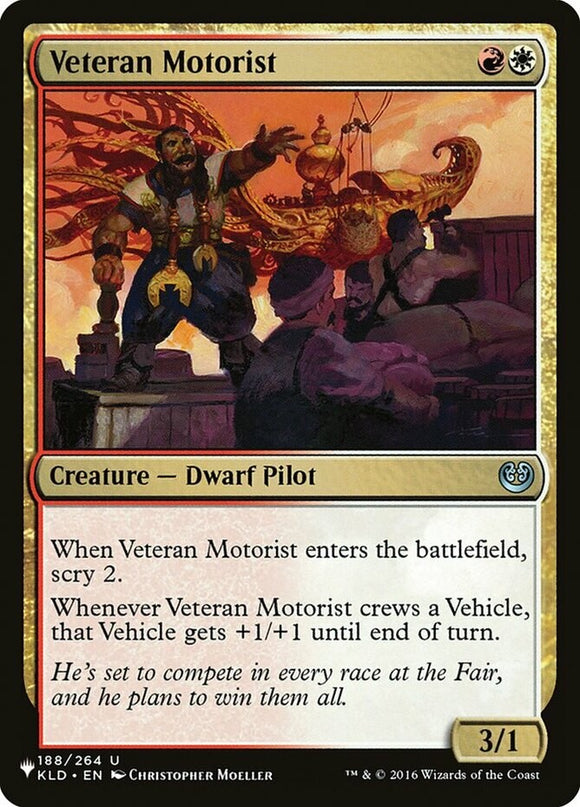 Veteran Motorist - The List - The List - English - NM - MTG