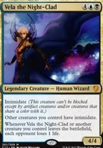 Vela the Night-Clad - Commander 2017 - English - NM - MTG