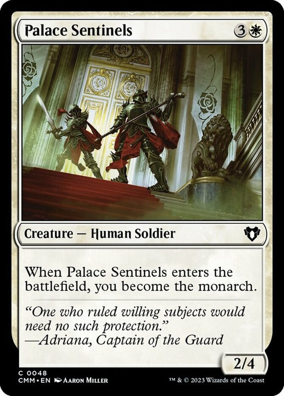 Palace Sentinels - Commander Masters - English - NM - MTG