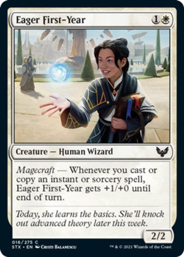 Eager First-Year - Strixhaven: School of Mages - English - NM - MTG