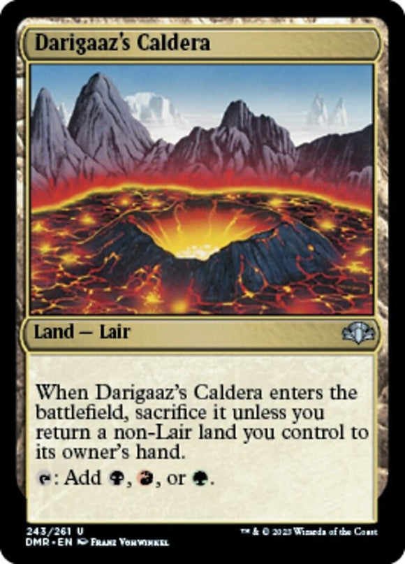 Darigaaz's Caldera - Dominaria Remastered - English - NM - MTG