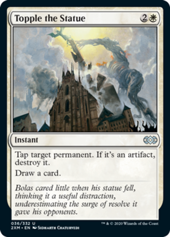 Topple the Statue - Double Masters - English - NM - MTG