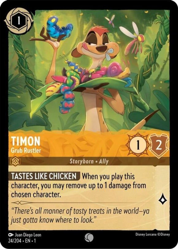 Timon - Grub Rustler - 24/204 - Common - The First Chapter NM