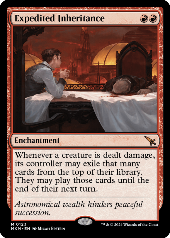 Expedited Inheritance - Murders at Karlov Manor - English - NM - MTG