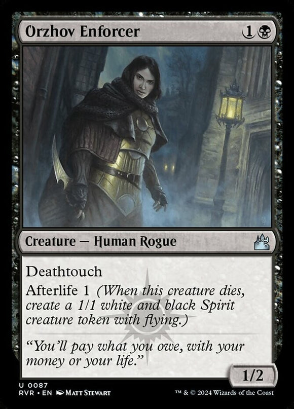 Orzhov Enforcer - Ravnica Remastered - English - NM - MTG