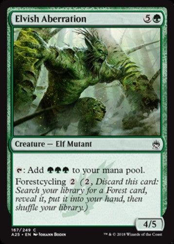 Elvish Aberration - Masters 25 - English - NM - MTG