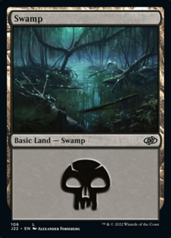 Swamp (106) - Jumpstart 2022 - English - NM - MTG