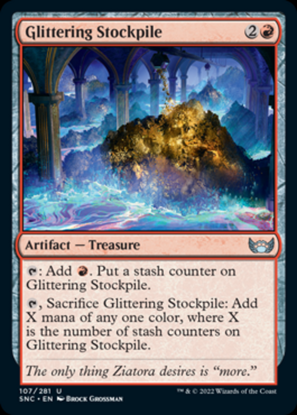 Glittering Stockpile - Streets of New Capenna - English - NM - MTG