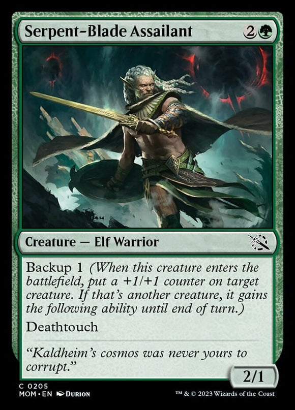 Serpent-Blade Assailant - March of the Machines - English - NM - MTG