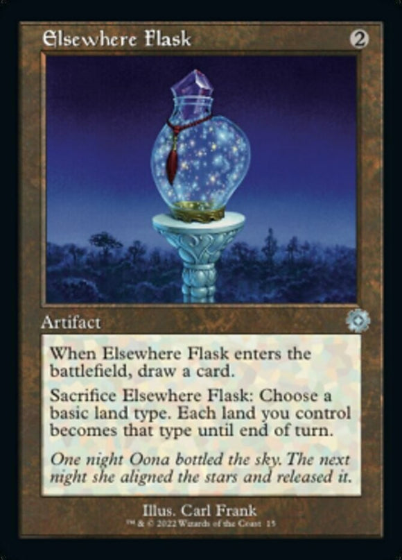 Elsewhere Flask - Retro Frame - The Brothers' War - English - NM - MTG