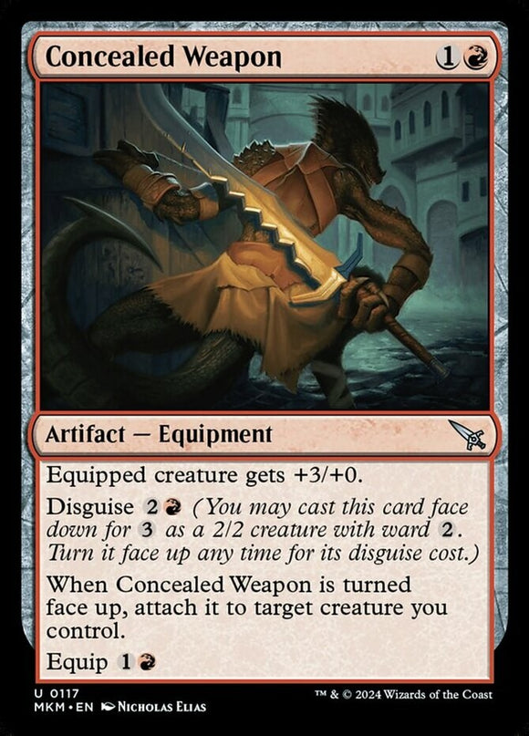 Concealed Weapon - Murders at Karlov Manor - English - NM - MTG