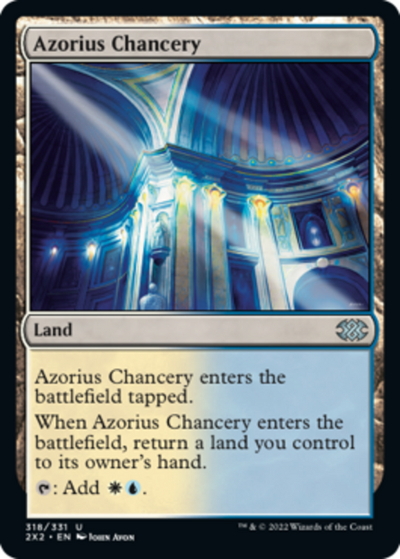 Azorius Chancery - Double Masters 2022 - English - NM - MTG