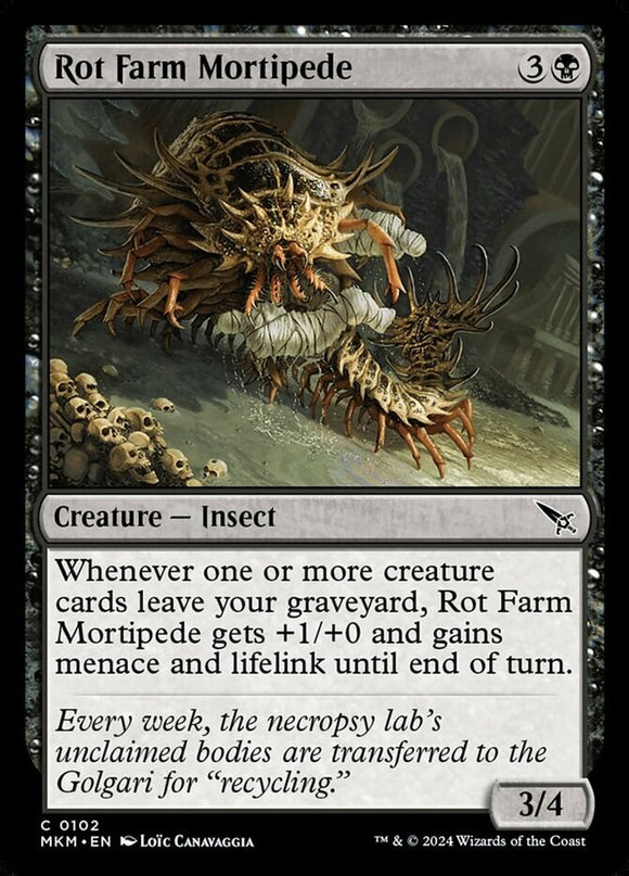Rot Farm Mortipede - Murders at Karlov Manor - English - NM - MTG