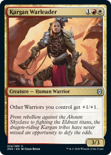 Kargan Warleader - Zendikar Rising - English - NM - MTG