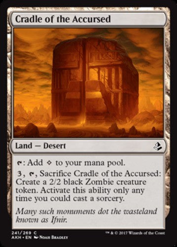 Cradle of the Accursed - Amonkhet - English - NM - MTG