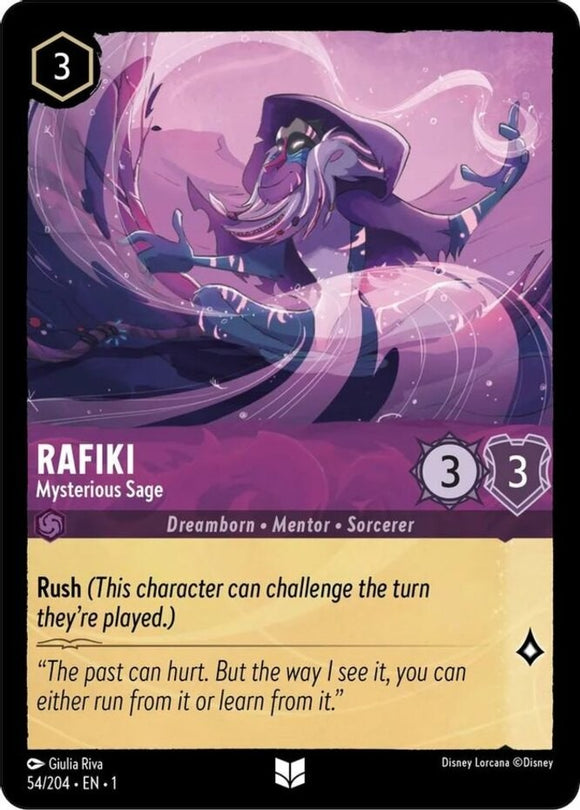 Rafiki - Mysterious Sage - 54/204 - Uncommon - The First Chapter NM