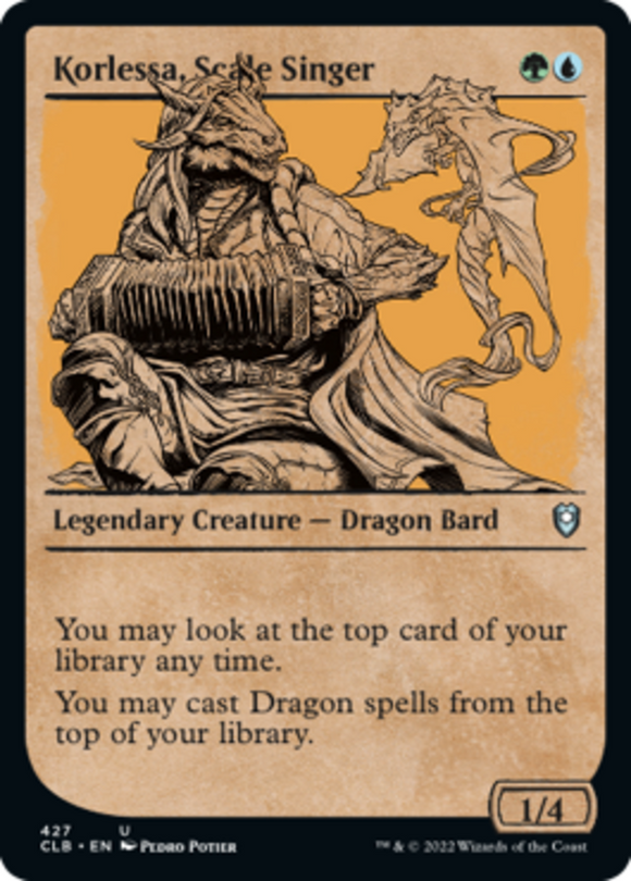 Korlessa, Scale Singer - Showcase - Battle for Baldur's Gate - English - NM - MT