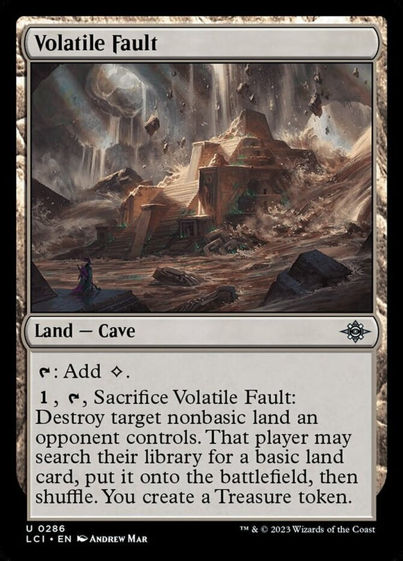 Volatile Fault - Lost Caverns of Ixalan - English - NM - MTG