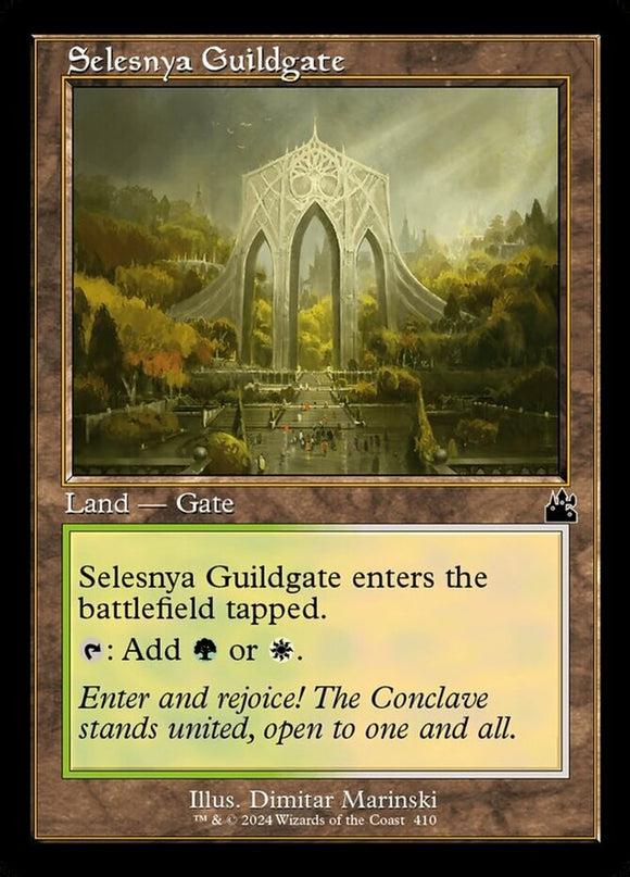 Selesnya Guildgate - Retro Frame - Ravnica Remastered - English - NM - MTG
