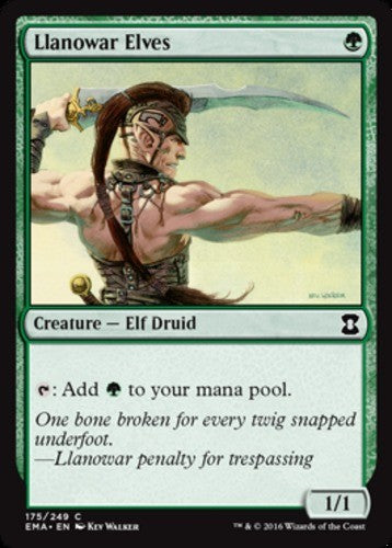Llanowar Elves - Eternal Masters - English - NM - MTG