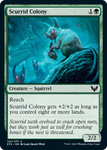 Scurrid Colony - Strixhaven: School of Mages - English - NM - MTG