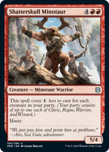 Shatterskull Minotaur - Zendikar Rising - English - NM - MTG